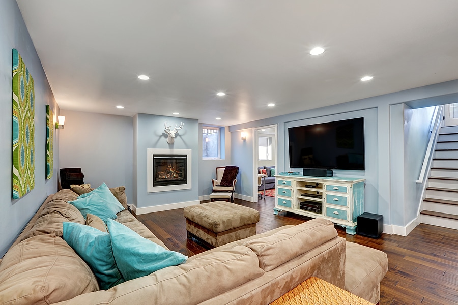 Fall basement finishing